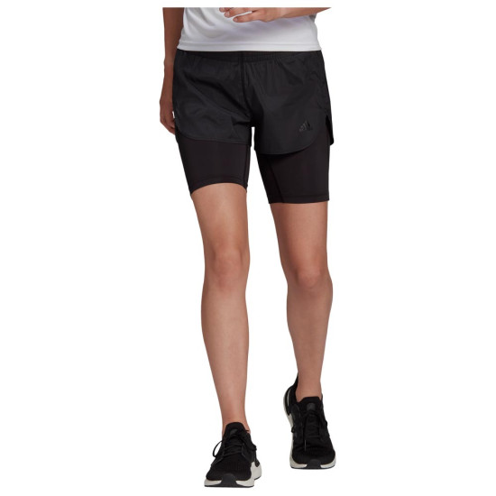 Adidas Γυναικείο σορτς-κολάν RNFAST 2IN1 Adidas Γυναικείο σορτς-κολάν RNFAST 2IN1